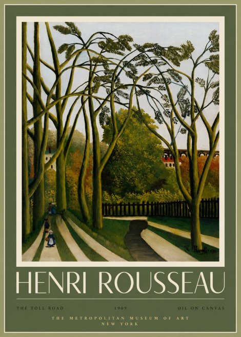 Rousseau The Toll Road No2 - Juliste