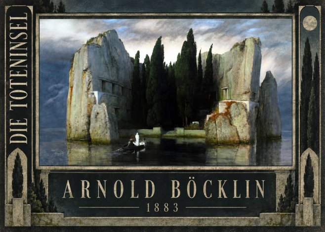 Arnold Böcklin Die Toteninsel I No2 - Juliste