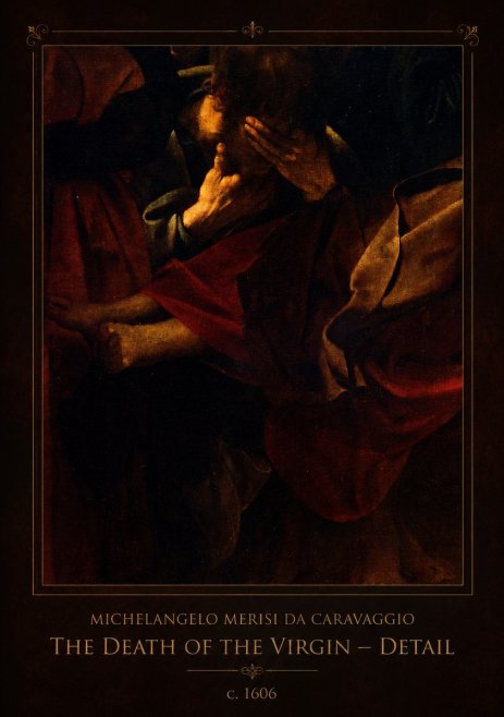 Michelangelo Merisi da Caravaggio The Death of the Virgin – Detail No1 - Juliste