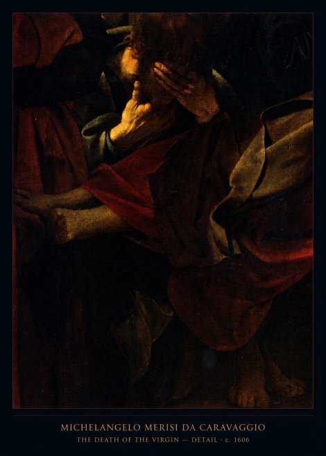 Michelangelo Merisi da Caravaggio The Death of the Virgin – Detail No6 - Juliste