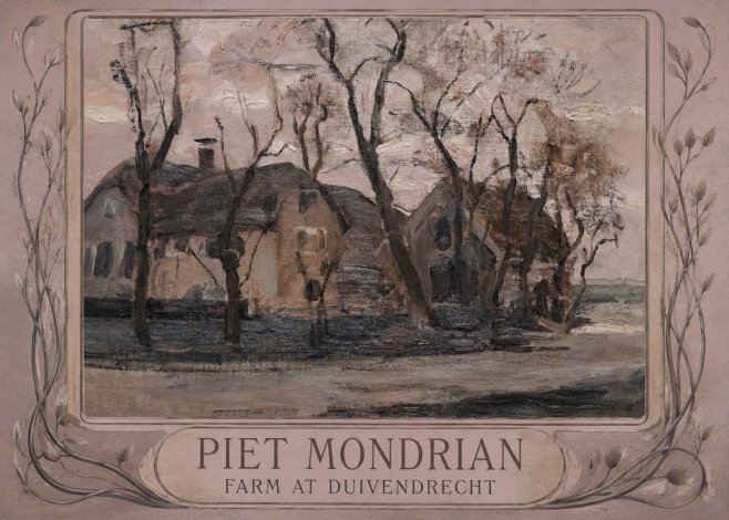 Piet Mondrian Farm at Duivendrecht No4 - Juliste