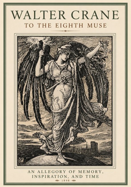 Walter Crane To the Eighth Muse No2 - Juliste