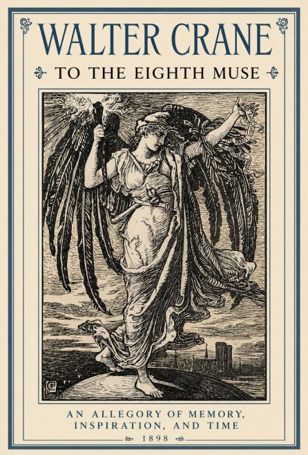Walter Crane To the Eighth Muse No3 - Juliste