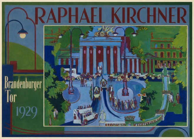 Raphael Kirchner Brandenburger Tor 1929 No1 - Juliste