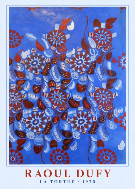 Raoul Dufy La Tortue No2 - Juliste