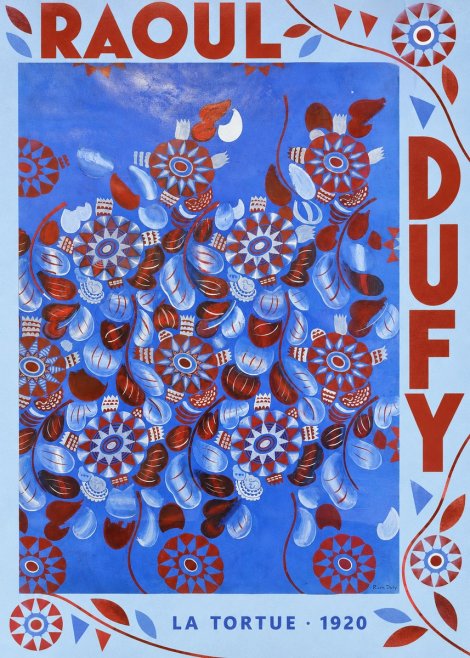 Raoul Dufy La Tortue No6 - Juliste