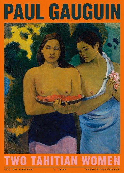 Paul Gauguin Two Tahitian Women I No3 - Juliste