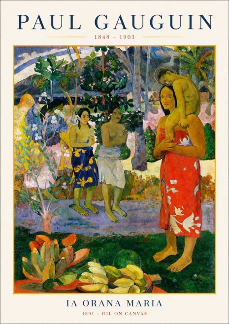 Paul Gauguin Ia Orana Maria No1 - Juliste