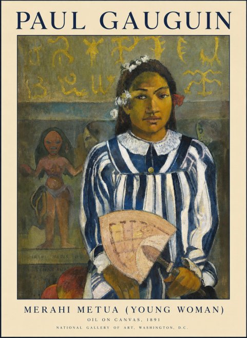 Paul Gauguin Merahi Metua (Young Woman) No1 - Juliste