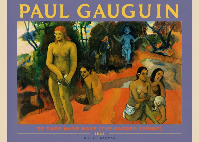 Paul Gauguin Te Pape Nave Nave (the Sacred Spring) No4 - Juliste