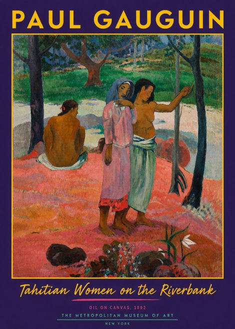 Paul Gauguin Tahitian Women on the Riverbank No2 - Juliste