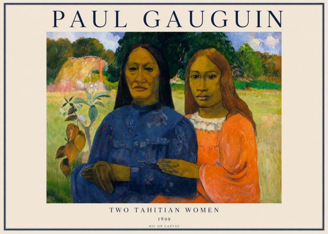 Paul Gauguin Two Tahitian Women II No1 - Juliste
