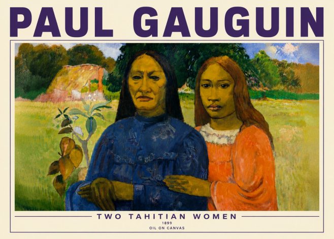 Paul Gauguin Two Tahitian Women II No6 - Juliste