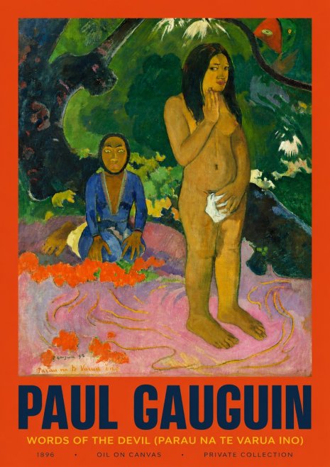 Paul Gauguin Words of the Devil No2 - Juliste