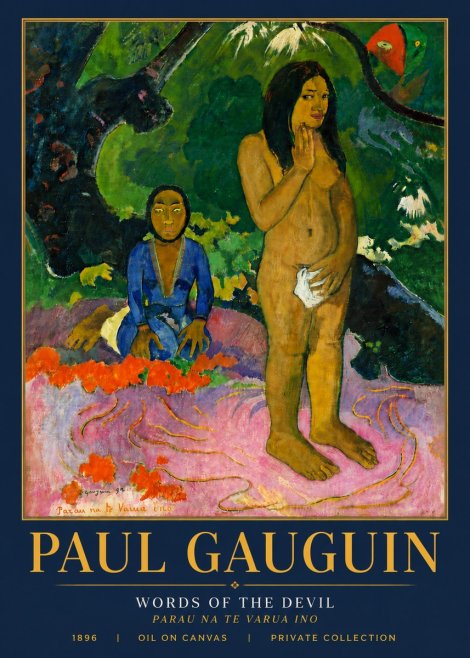 Paul Gauguin Words of the Devil No6 - Juliste