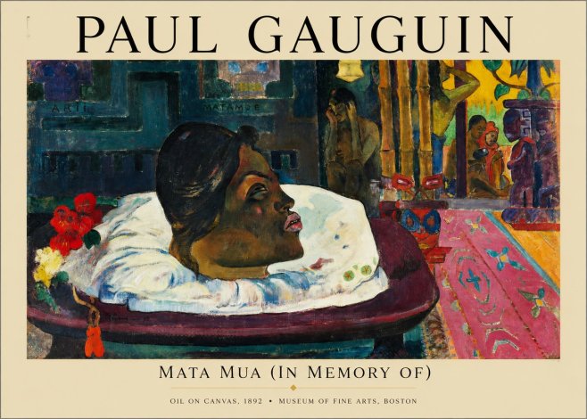 Paul Gauguin Mata Mua (in Memory Of) No1 - Juliste