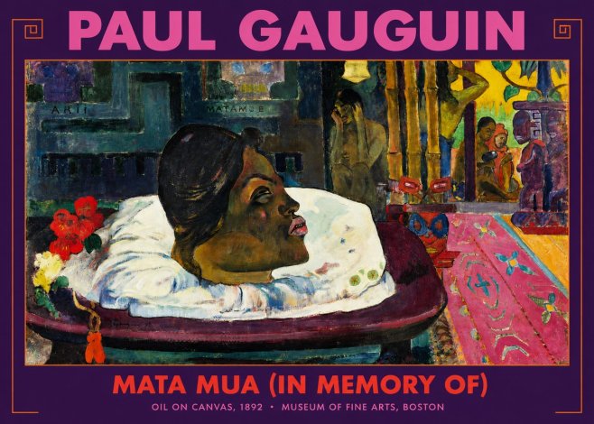 Paul Gauguin Mata Mua (in Memory Of) No2 - Juliste