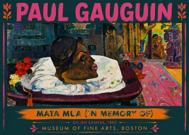 Paul Gauguin Mata Mua (in Memory Of) No5 - Juliste