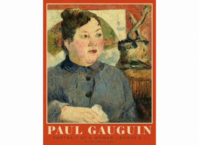 Paul Gauguin Portrait of a Woman (Jeanne G.) No1 - Juliste