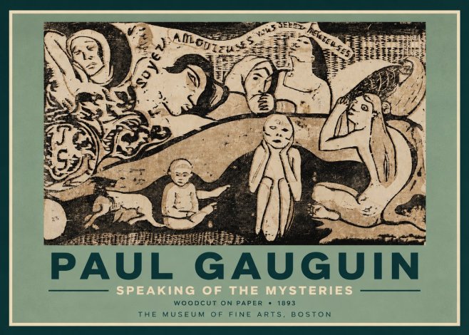 Paul Gauguin Speaking of the Mysteries No5 - Juliste