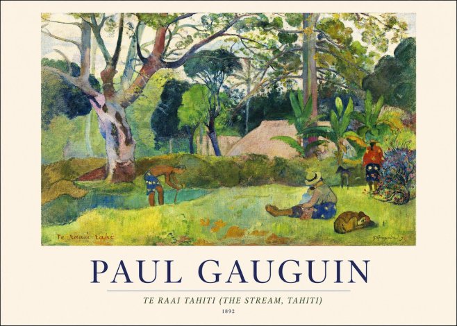 Paul Gauguin Te Ra'ai Rahi (the Great Pond) No2 - Juliste