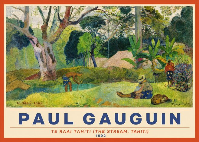 Paul Gauguin Te Ra'ai Rahi (the Great Pond) No4 - Juliste