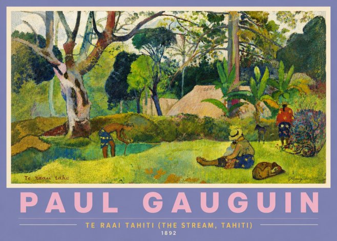 Paul Gauguin Te Ra'ai Rahi (the Great Pond) No5 - Juliste