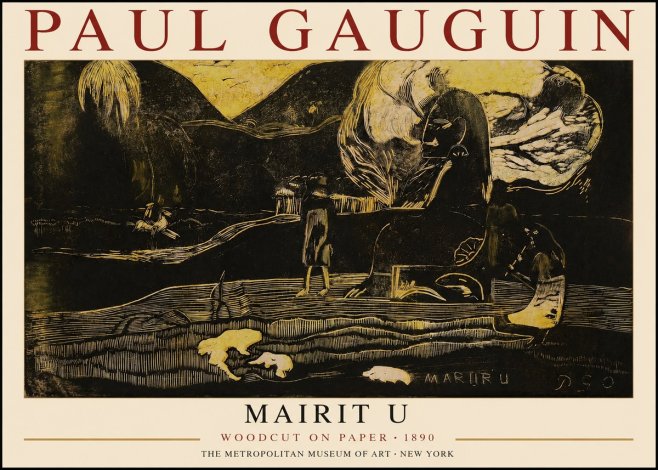 Paul Gauguin Mairit U No1 - Juliste