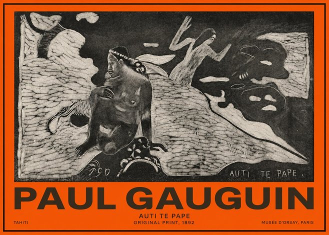 Paul Gauguin Auti Te Pape No2 - Juliste