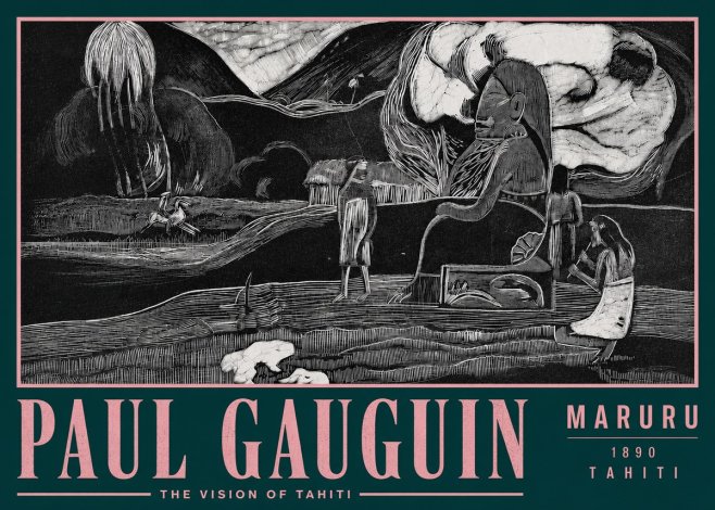 Paul Gauguin Maruru No3 - Juliste