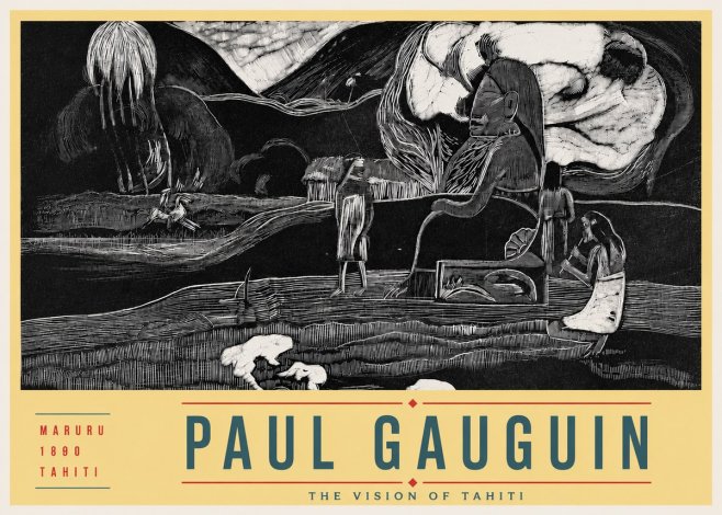Paul Gauguin Maruru No4 - Juliste