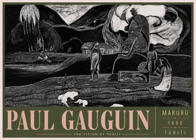 Paul Gauguin Maruru No5 - Juliste