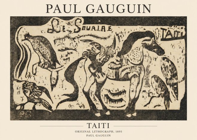Paul Gauguin Taiti No1 - Juliste
