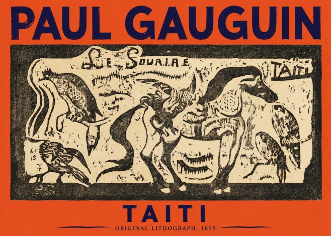Paul Gauguin Taiti No2 - Juliste