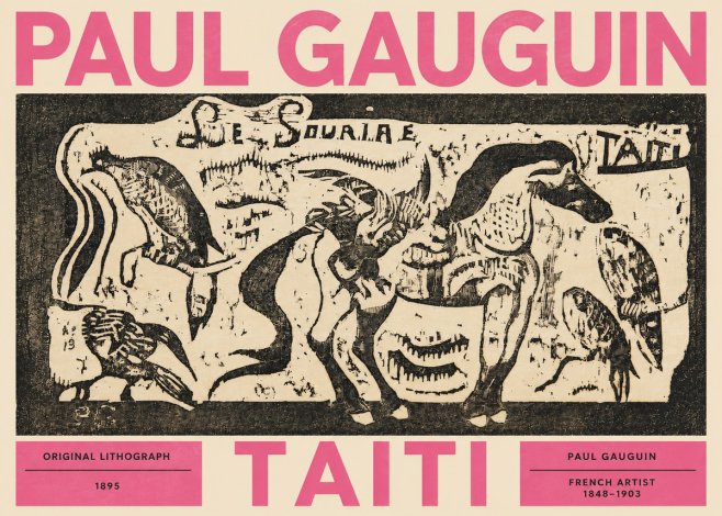 Paul Gauguin Taiti No3 - Juliste