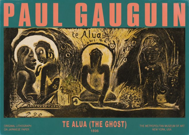 Paul Gauguin Te Alua (the Ghost) No2 - Juliste