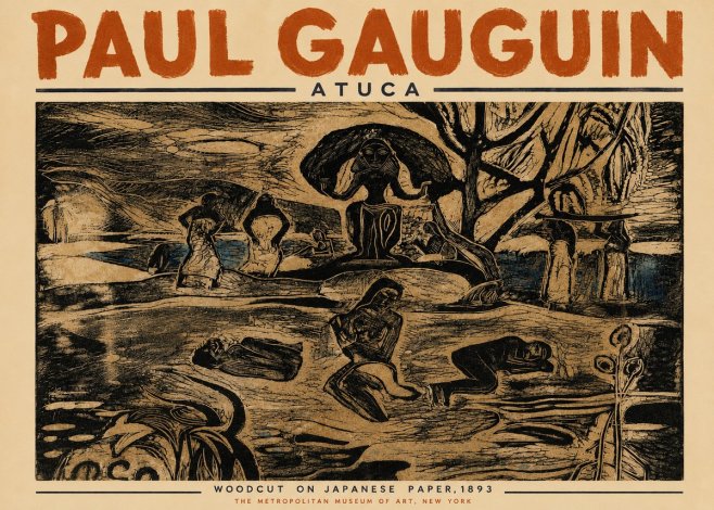 Paul Gauguin Atuca No4 - Juliste