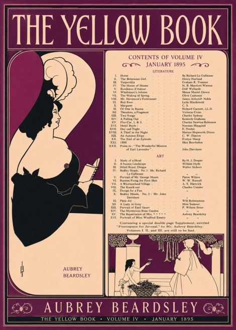 Aubrey Beardsley The Yellow Book II No2 - Juliste