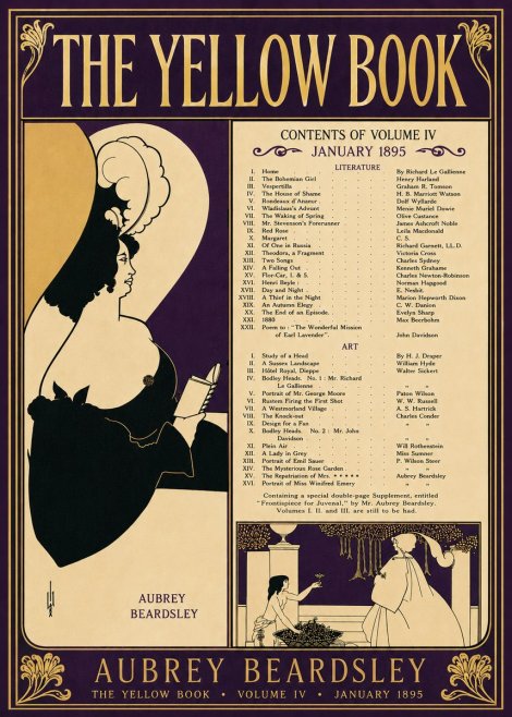 Aubrey Beardsley The Yellow Book II No6 - Juliste