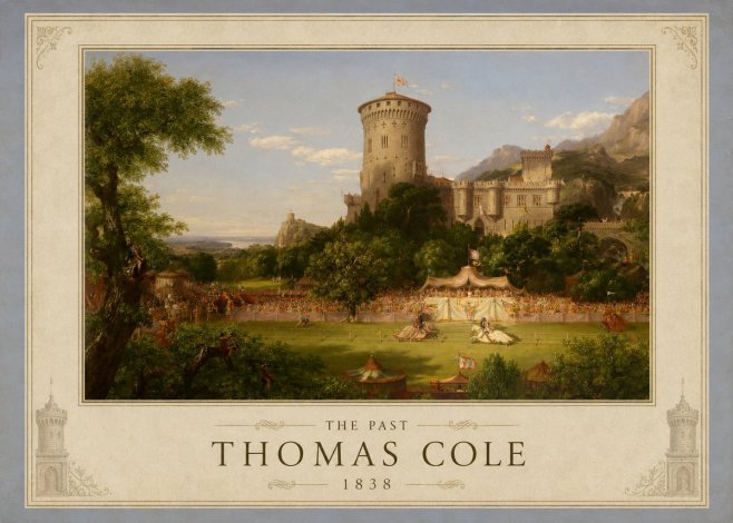 Thomas Cole The Past No1 - Juliste