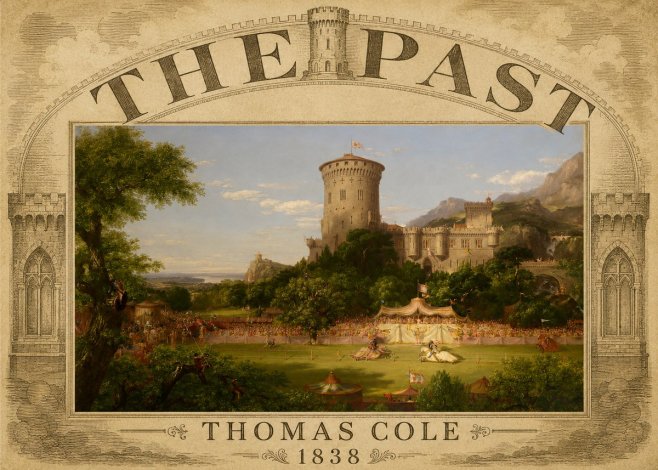 Thomas Cole The Past No3 - Juliste