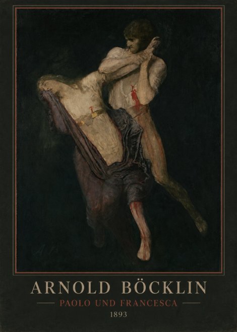 Arnold Böcklin Paolo Und Francesca No2 - Juliste