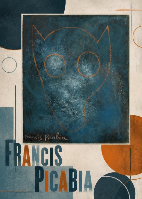 Francis Picabia Abstract Head No2 - Juliste
