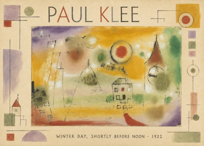 Paul Klee Winter Day, Shortly Before Noon No1 - Juliste