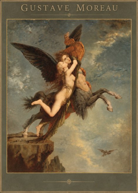 Gustave Moreau The Chimaera No2 - Juliste