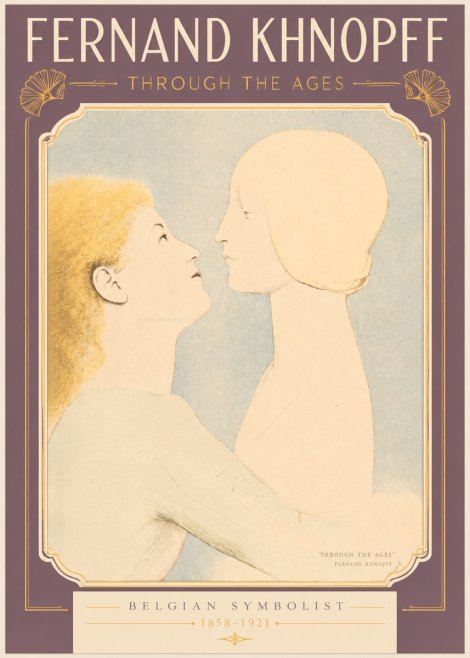 Fernand Khnopff Through the Ages No3 - Juliste