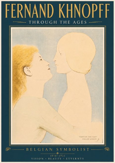Fernand Khnopff Through the Ages No4 - Juliste