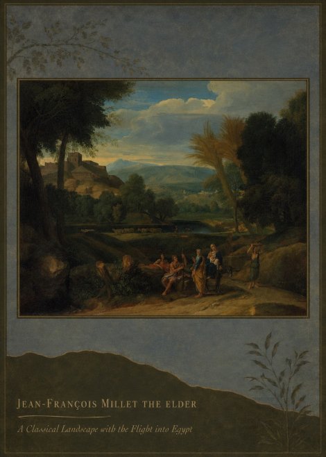 Jean-François Millet A Classical Landscape with the Flight into Egypt No3 - Juliste
