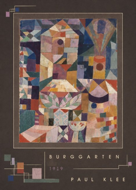 Paul Klee Burggarten No3 - Juliste