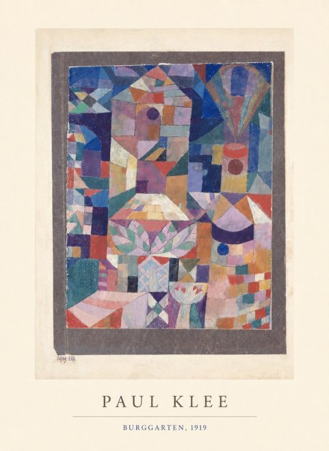 Paul Klee Burggarten No4 - Juliste